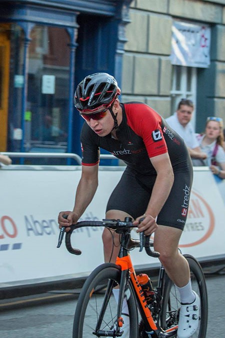 Jack tackles the course